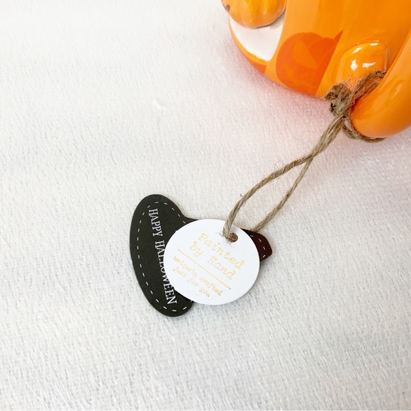 Market Finds 3D Figural Pumpkin Mug Jack O Lantern Halloween Hand Painted - Picture 5 of 8